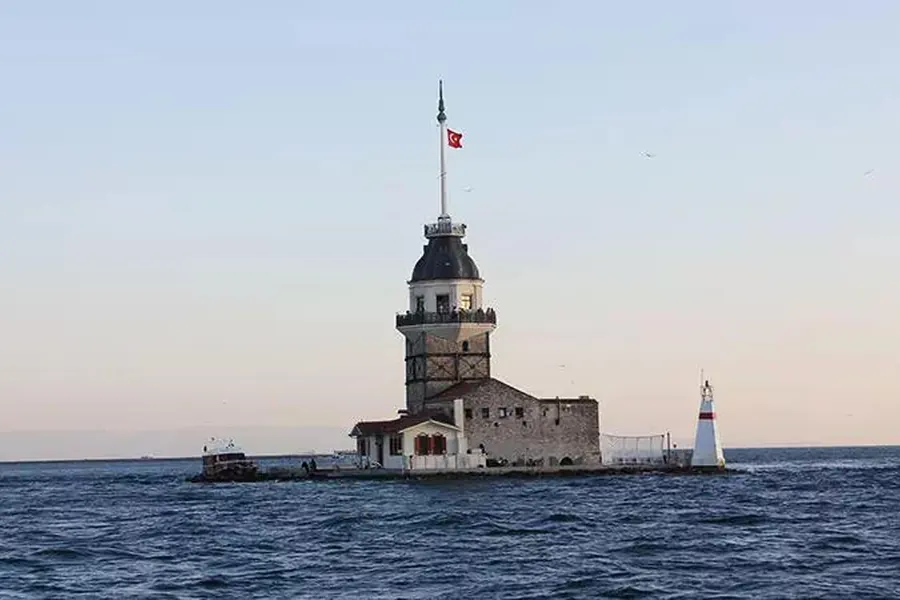 The Maiden's Tower on its islet