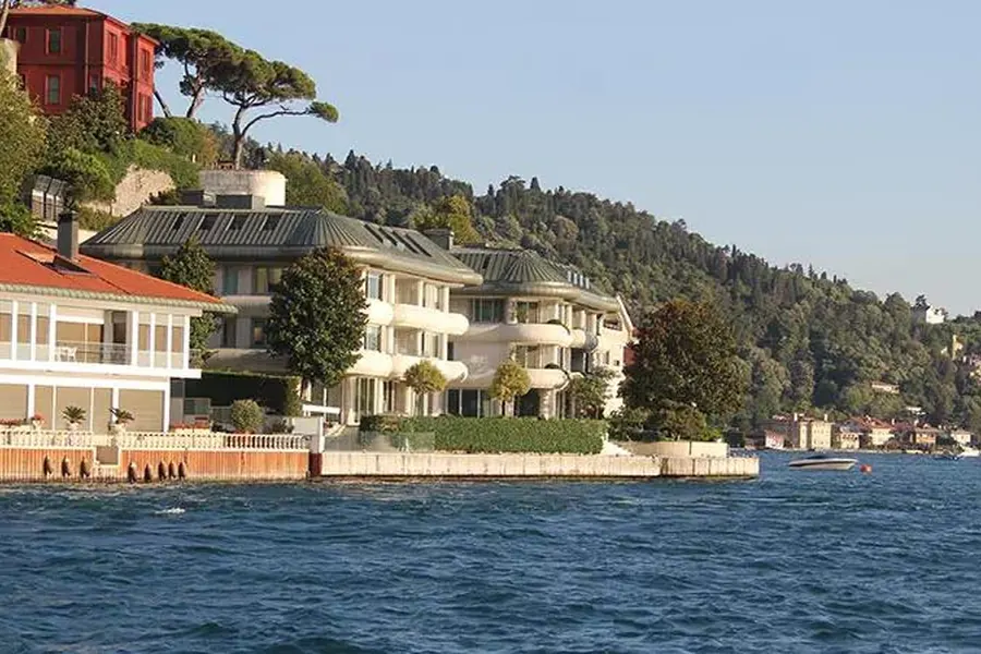 Ottoman waterfront mansions seen on the sightseeing cruise