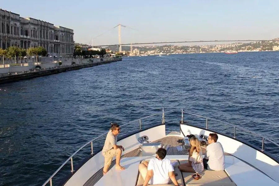 Çırağan Palace from the water