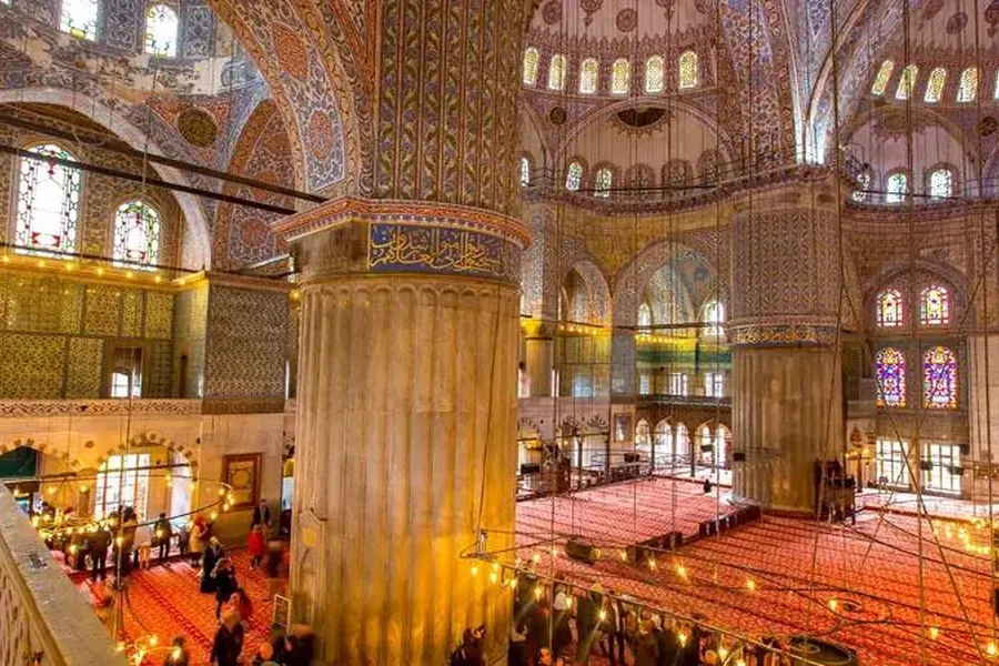 Inside the Blue Mosque