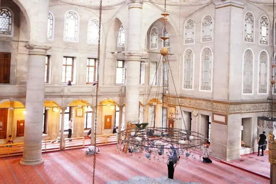 Prayer hall of an Ottoman mosque