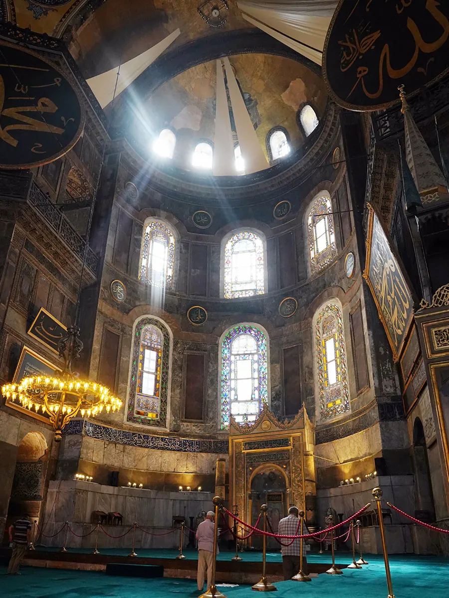 Inside Hagia Sophia