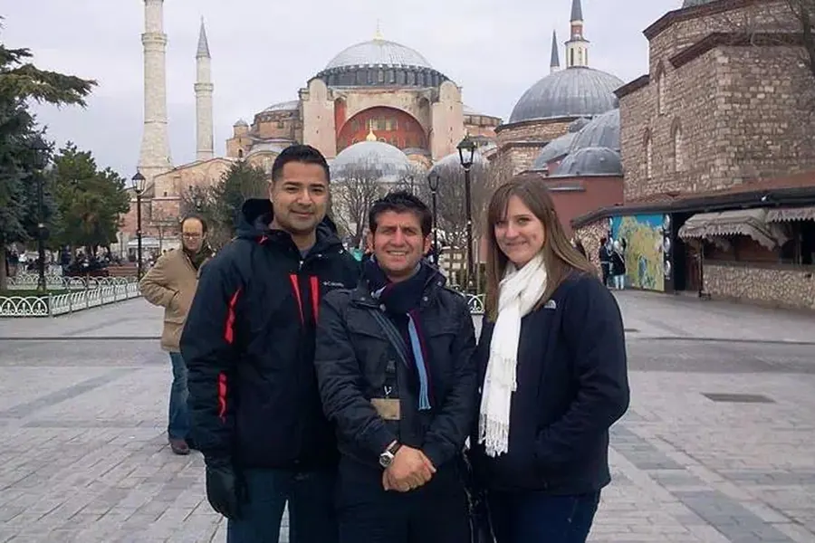 Couple at Hagia Sophia