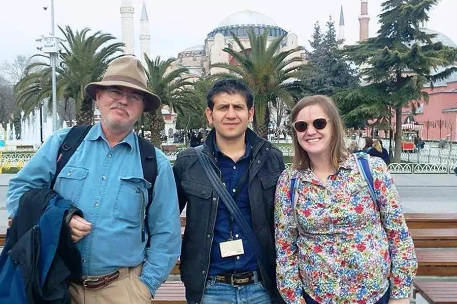 Guests with their guide in Sultanahmet Square