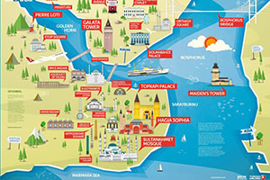 Istanbul City Maps