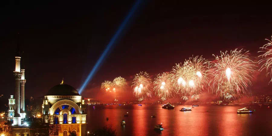 New Year Party on Istanbul Bosphorus