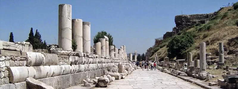 Walk on the Ephesus Marble Road