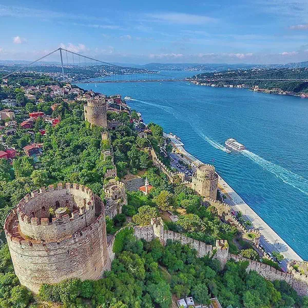 The Bosphorus under your feet, Rumeli Fortress