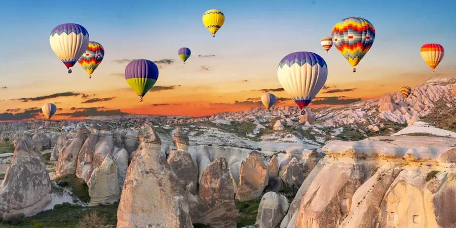 Air balloon hot cappadocia