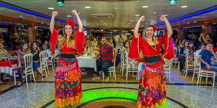 Crucero con cena por el Bósforo en Estambul con noche otomana