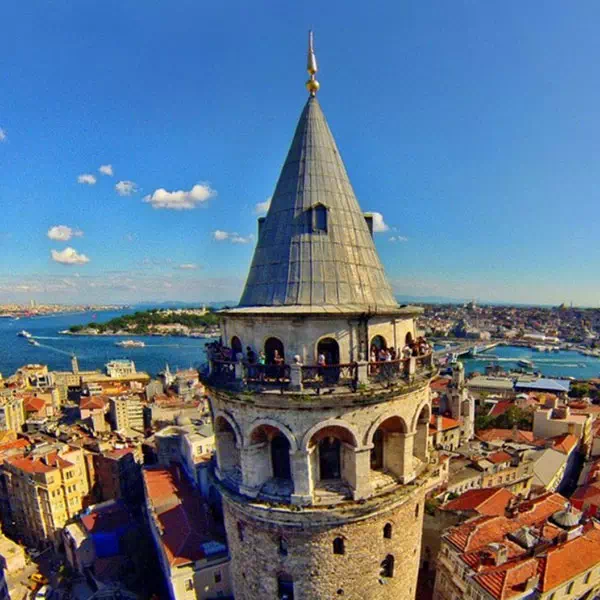 Watch istanbul from the sky, Galata Tower